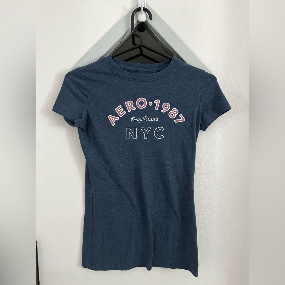 Aéropostale Navy Blue Shirt